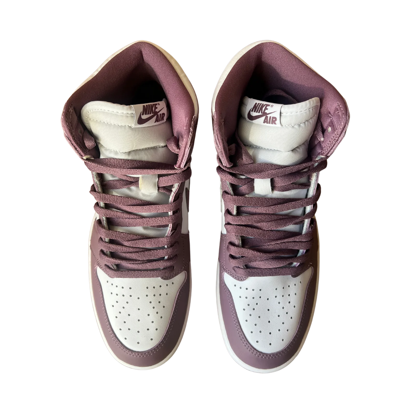 Jordan 1 High Mauve Felülnézet
