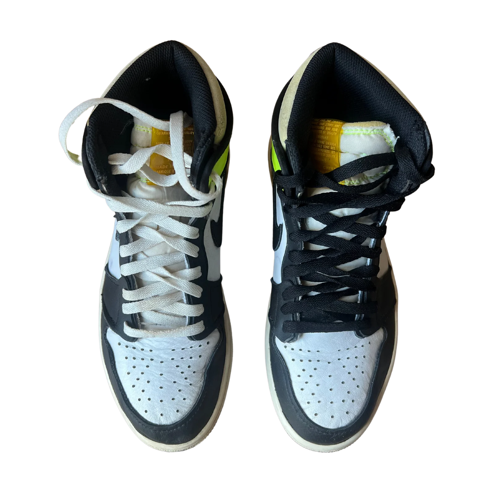 Jordan 1 High Volt felülnézet