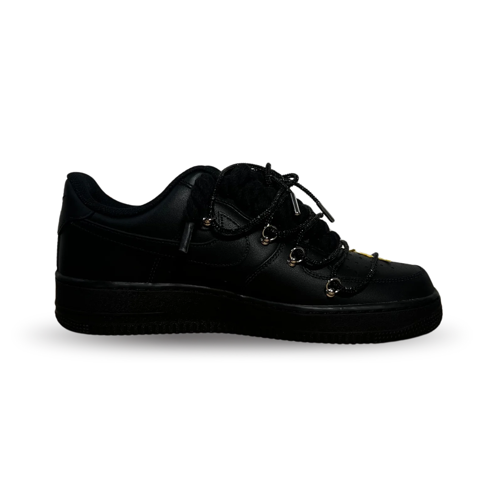 Nike Air Force 1 Black Rose Yellow Diamond Belső oldalnézet