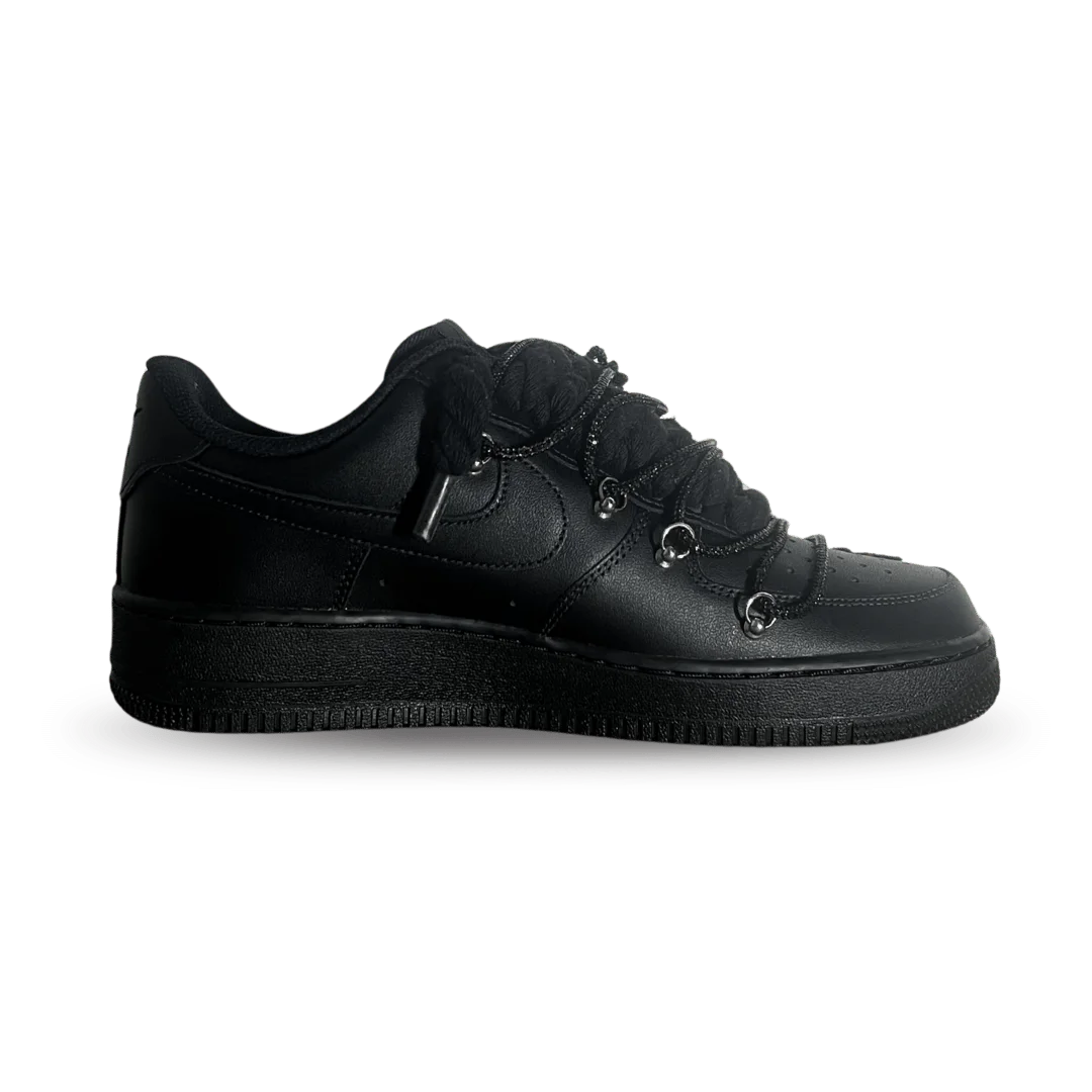 Nike Air Force 1 Black Rose Pure Black Diamond Belső oldalnézet