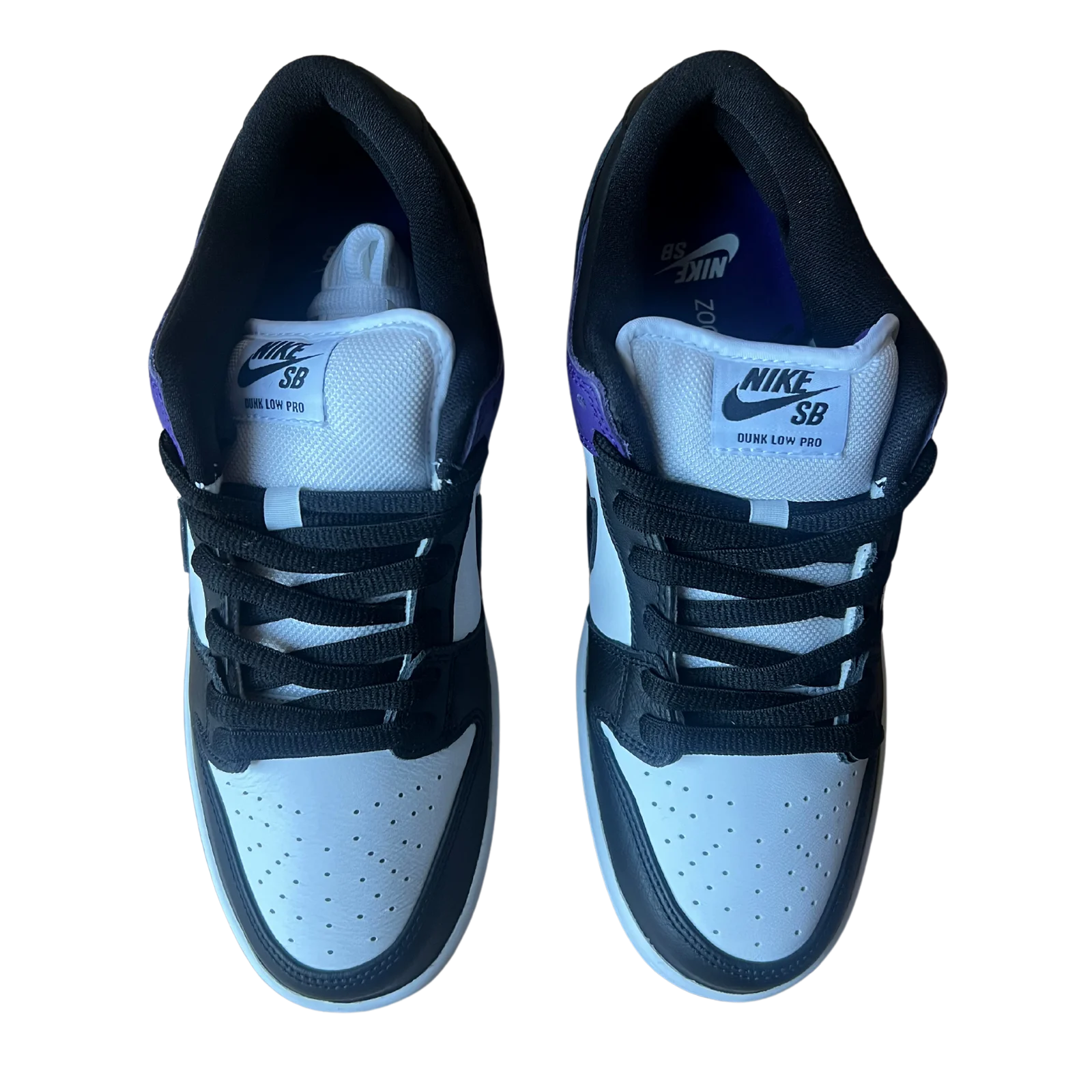Nike SB Dunk Low Court Purple Felülnézet