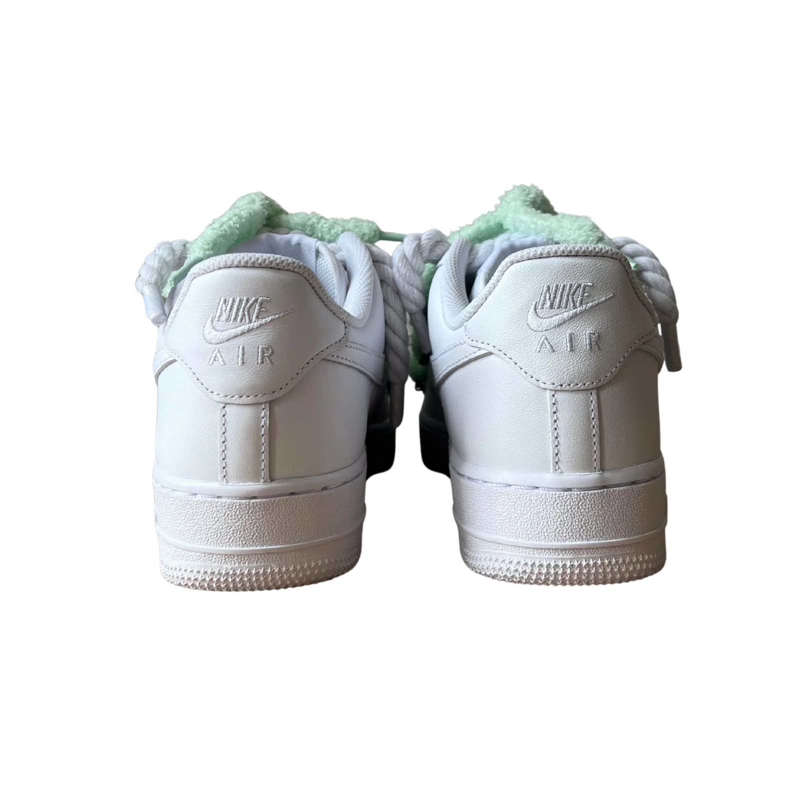 Nike Air Force 1 White Chimney Cake Sweet Mint Hátulnézet