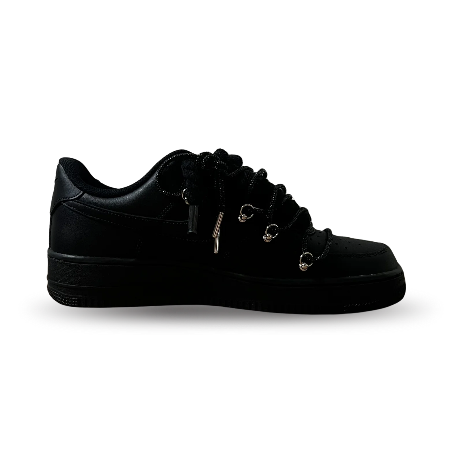 Nike Air Force 1 Black Rose Green Diamond Belső oldalnézet