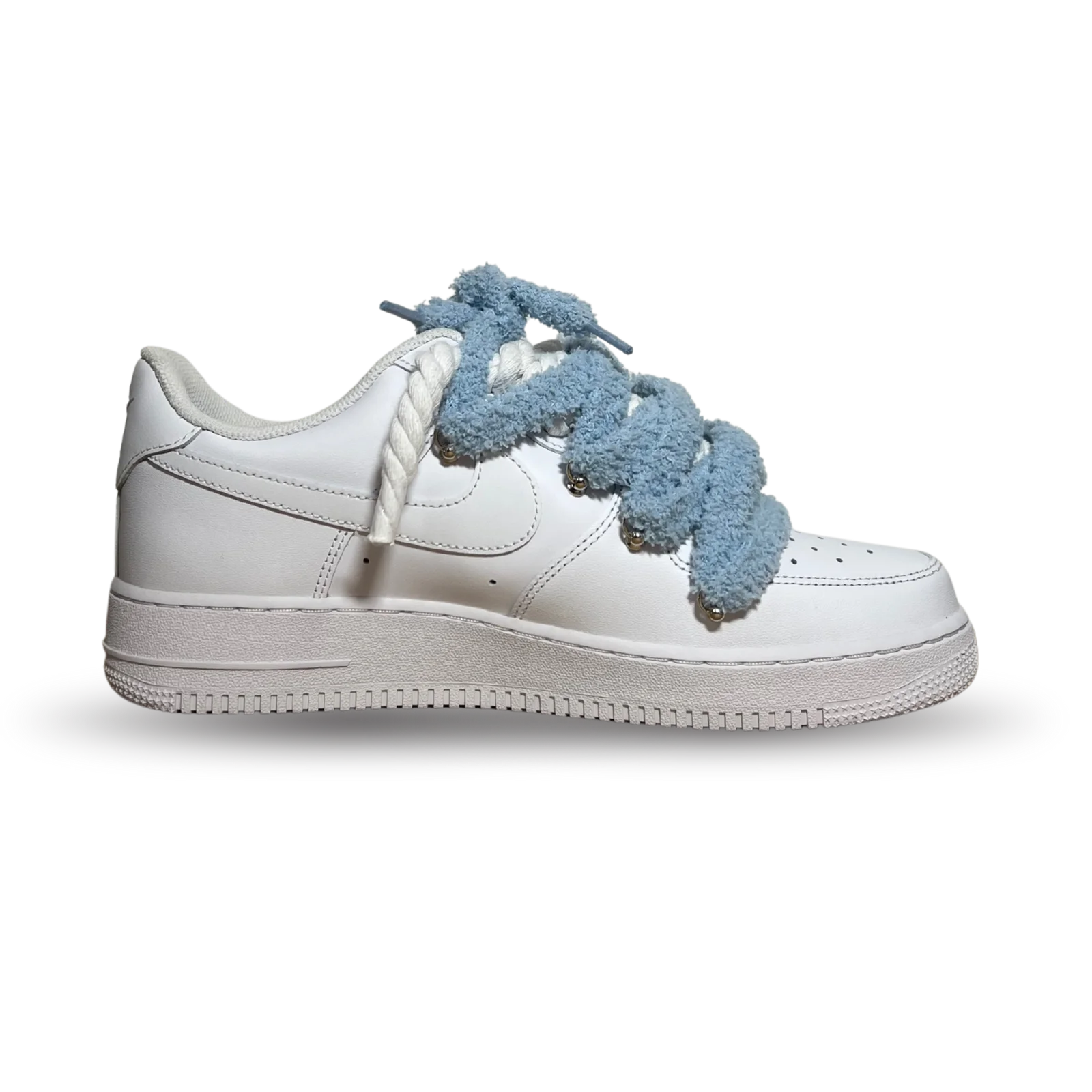Nike Air Force 1 White Chimney Cake Baby Blue Belső oldalnézet