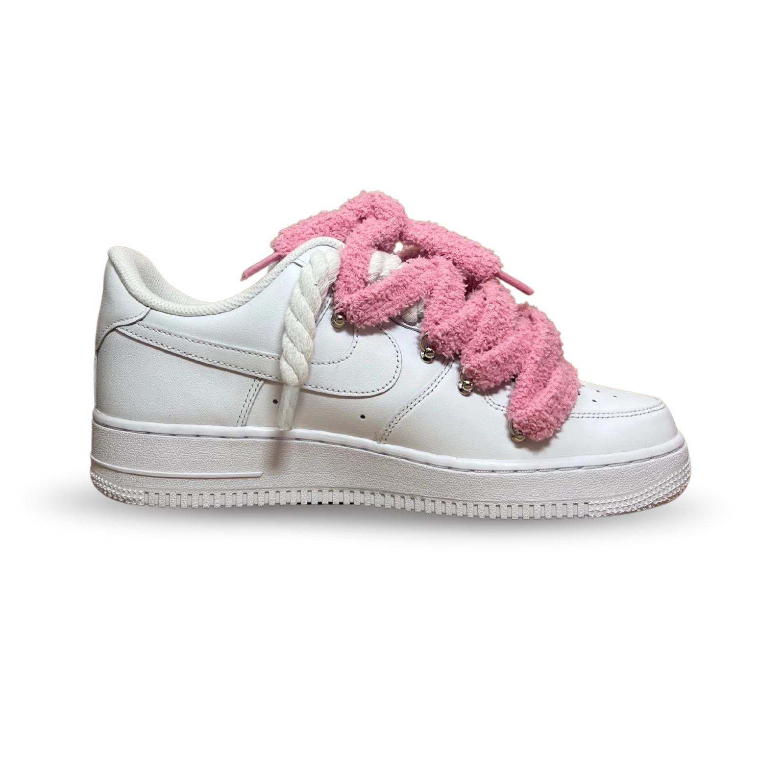 Nike Air Force 1 White Chimney Cake Pink Belső oldalnézet