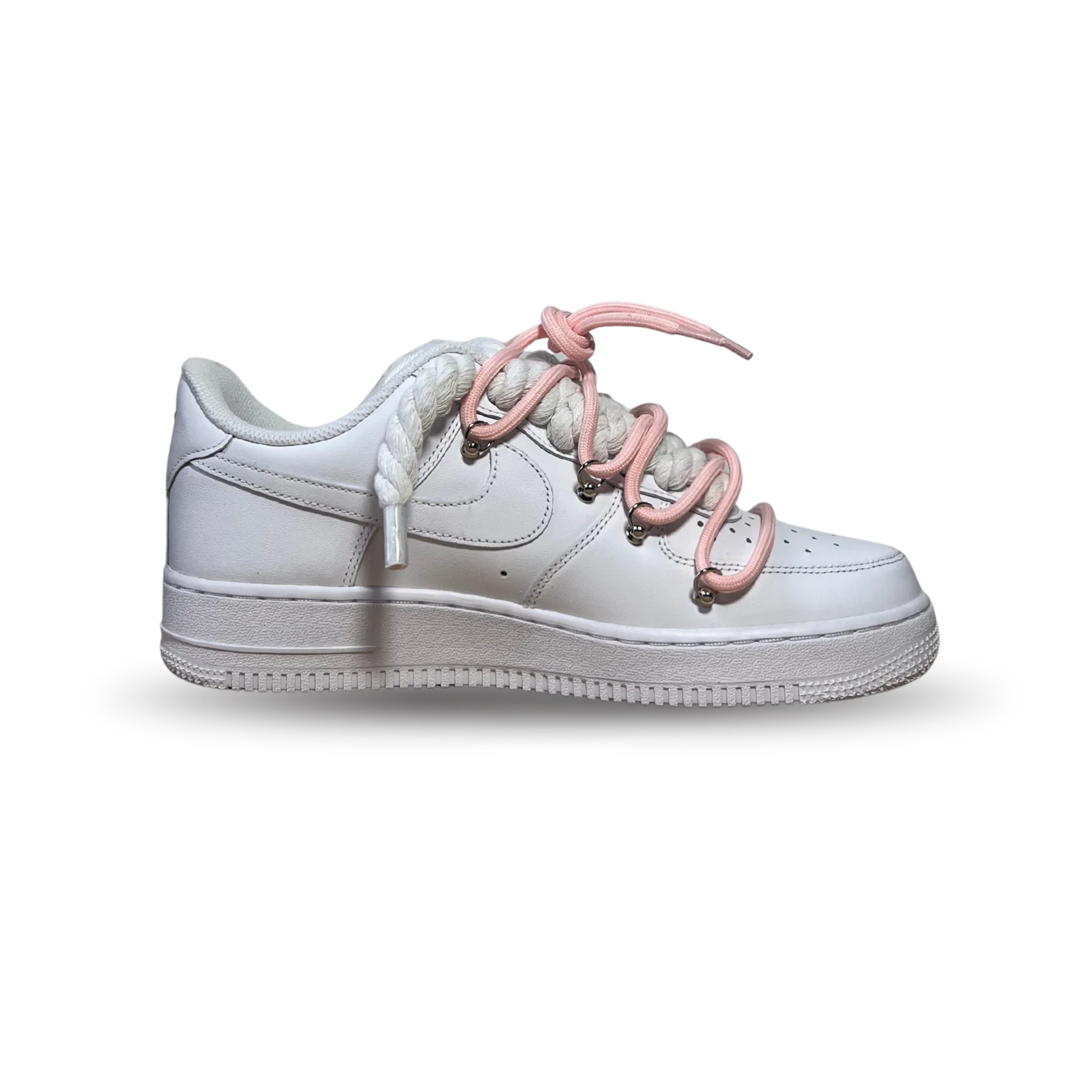 Nike Air Force 1 Laced Up Rope Lace Pink Belső oldalnézet