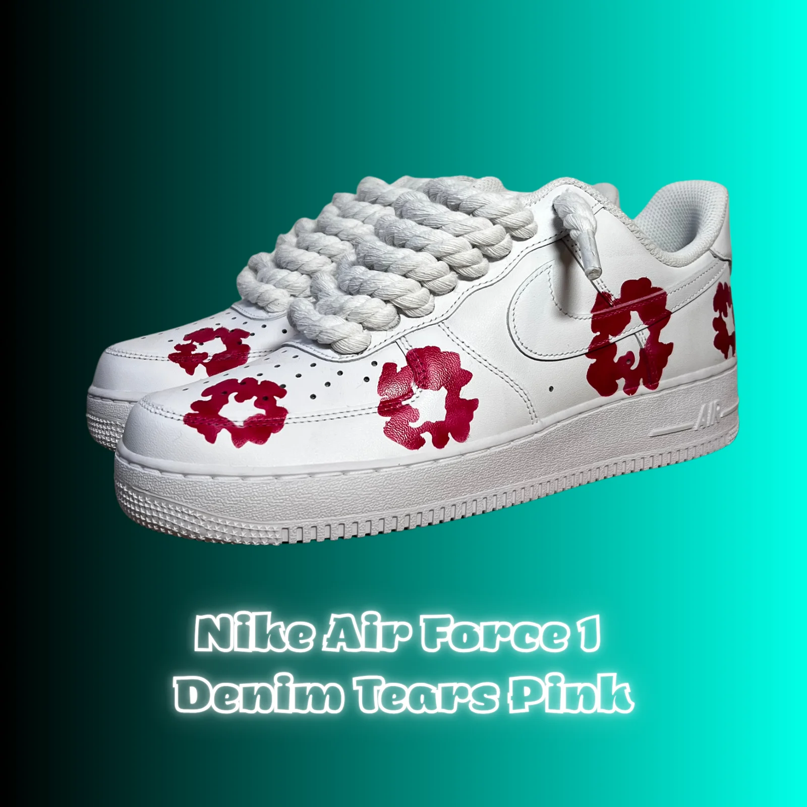 White Denim Tears Air Force 1 Bundle
