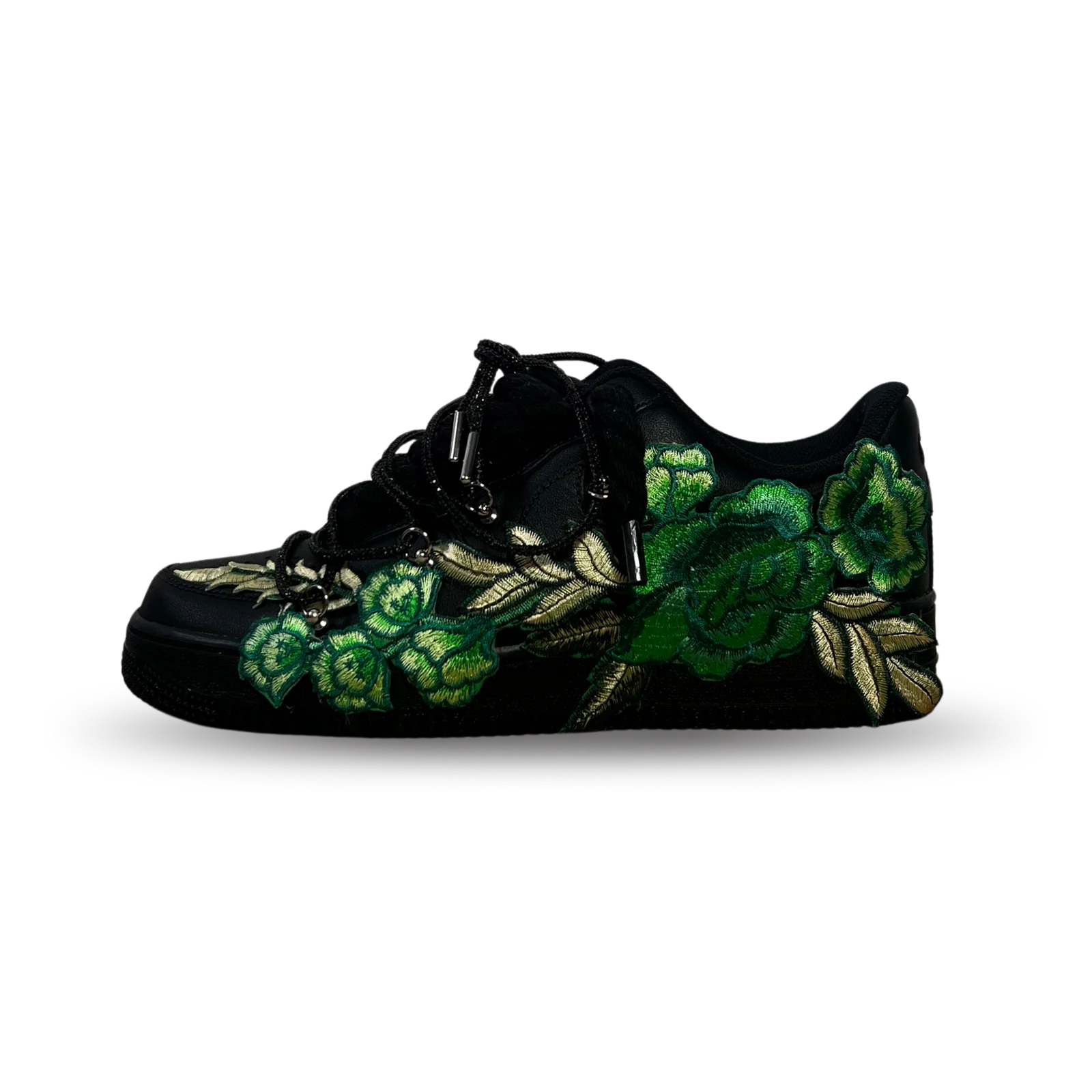 Nike Air Force 1 Black Rose Green Diamond Oldalnézet