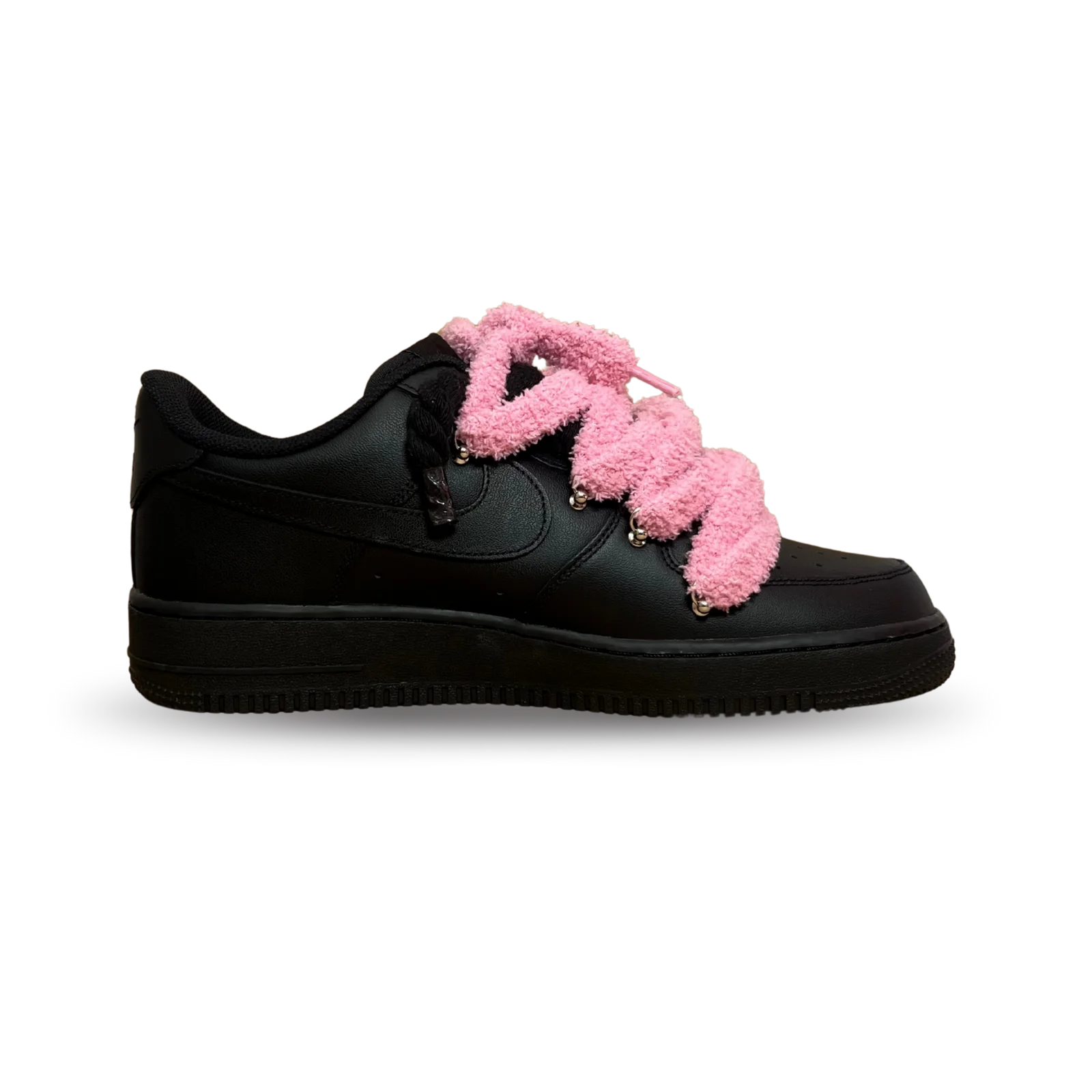 Nike Air Force 1 Black Chimney Cake Pink Belső oldalnézet