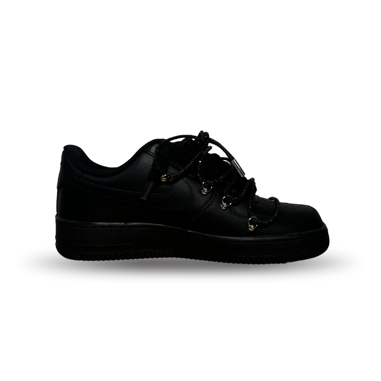 Nike Air Force 1 Black Rose Blue Diamond Belső oldalnézet