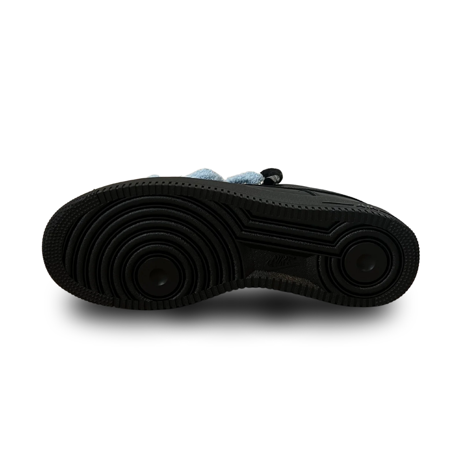 Nike Air Force 1 Black Chimney Cake Baby Blue Talp