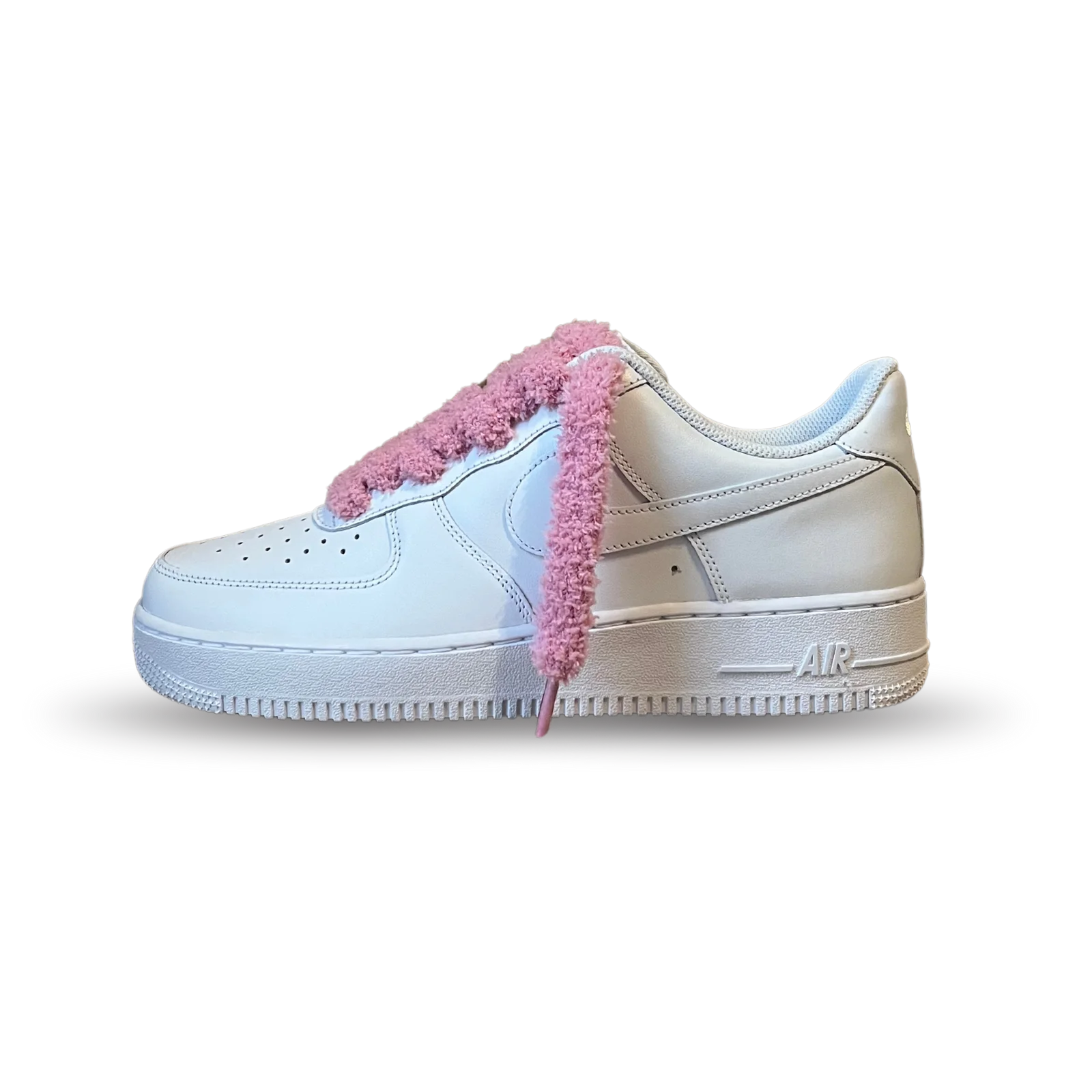 Nike Air Force 1 Fluffy Lace Pink Oldalnézet