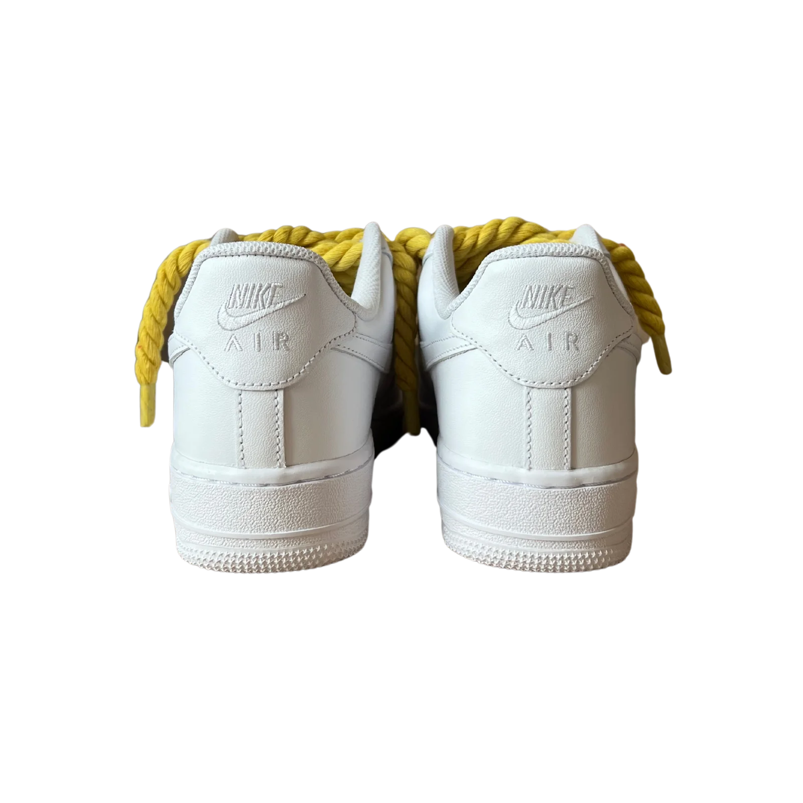Nike Air Force 1 Rope Lace Yellow Hátulnézet