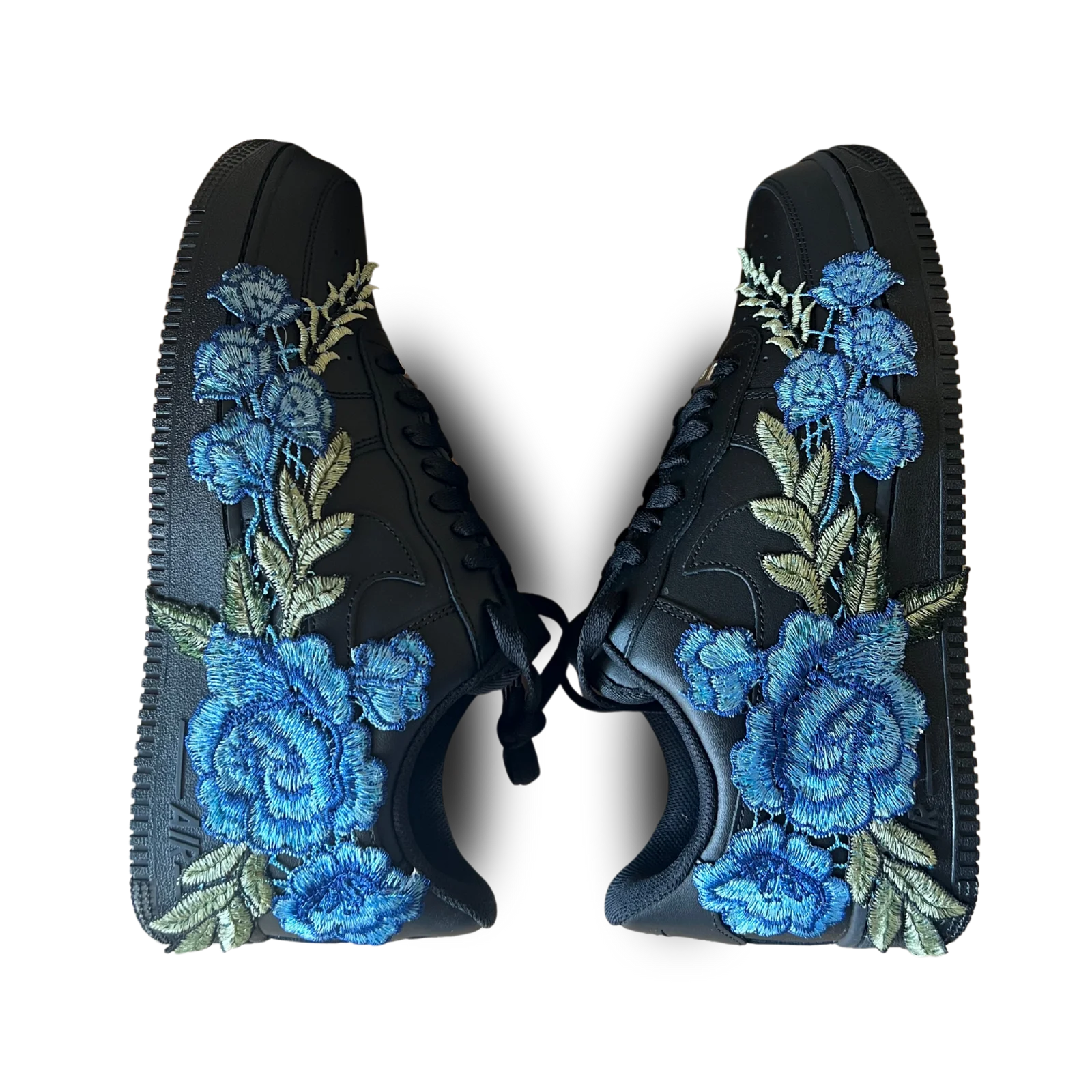 Nike Air Force 1 Black Blue Rose Rózsanézet