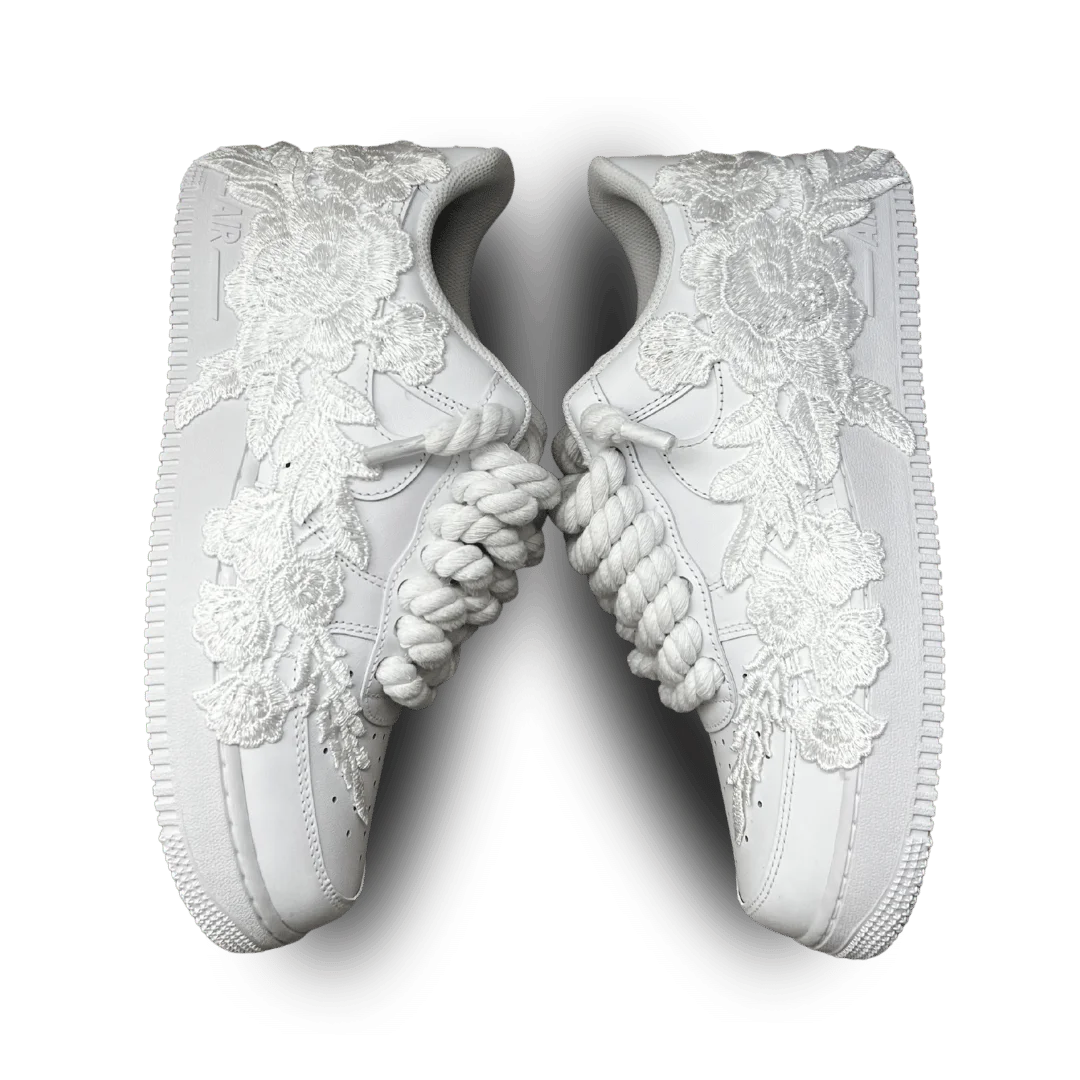 Nike Air Force 1 '07 Chunky Rope Lace Pure White Rose Rose nézet
