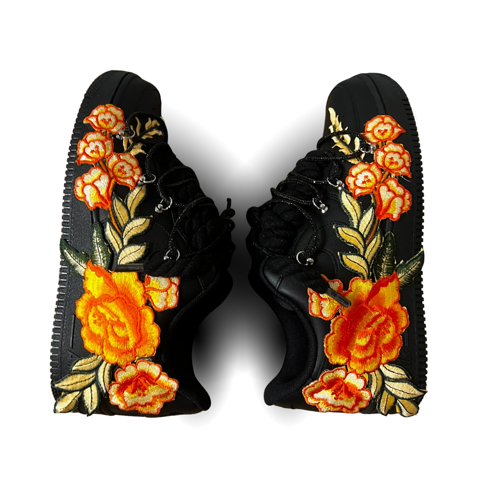 Nike Air Force 1 Black Rose Yellow Diamond Rózsanézet