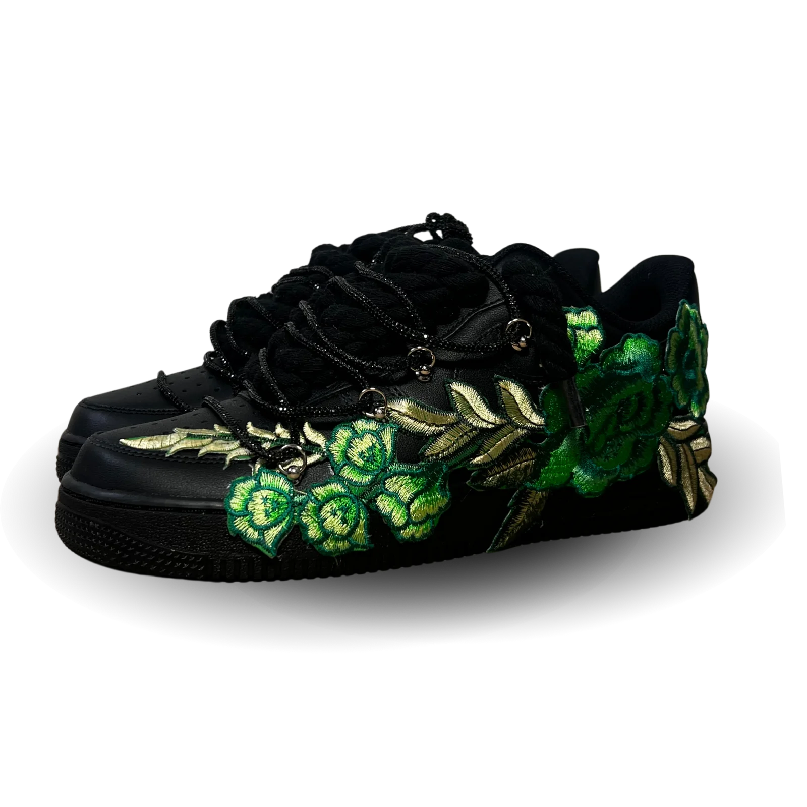 Nike Air Force 1 Black Rose Green Diamond Csanadsoles