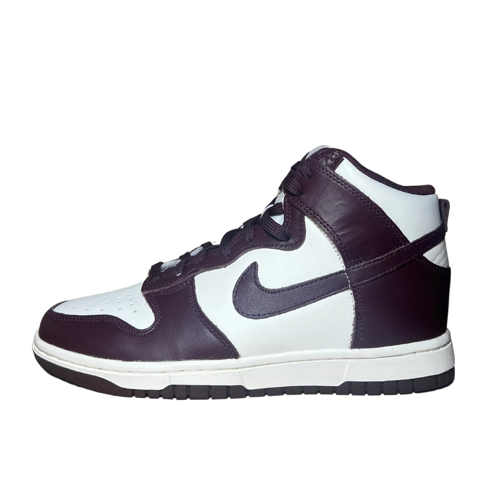 Nike Dunk High Burgundy oldalnézet