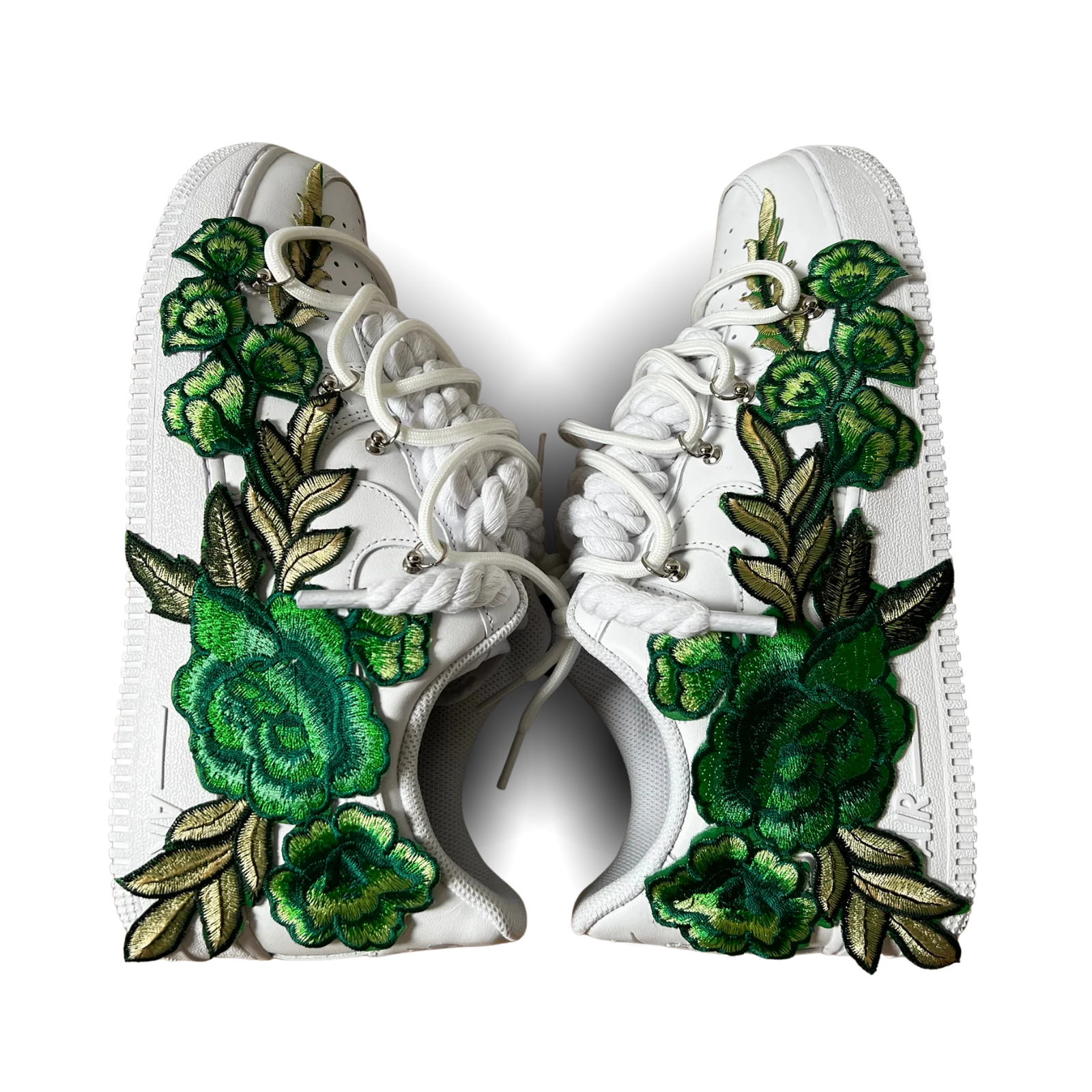 Nike Air Force 1 Rose Green Laced Up Rózsanézet