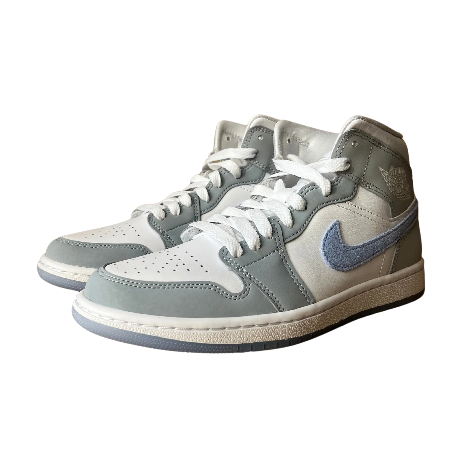 Jordan 1 Mid Wolf Grey Aluminum