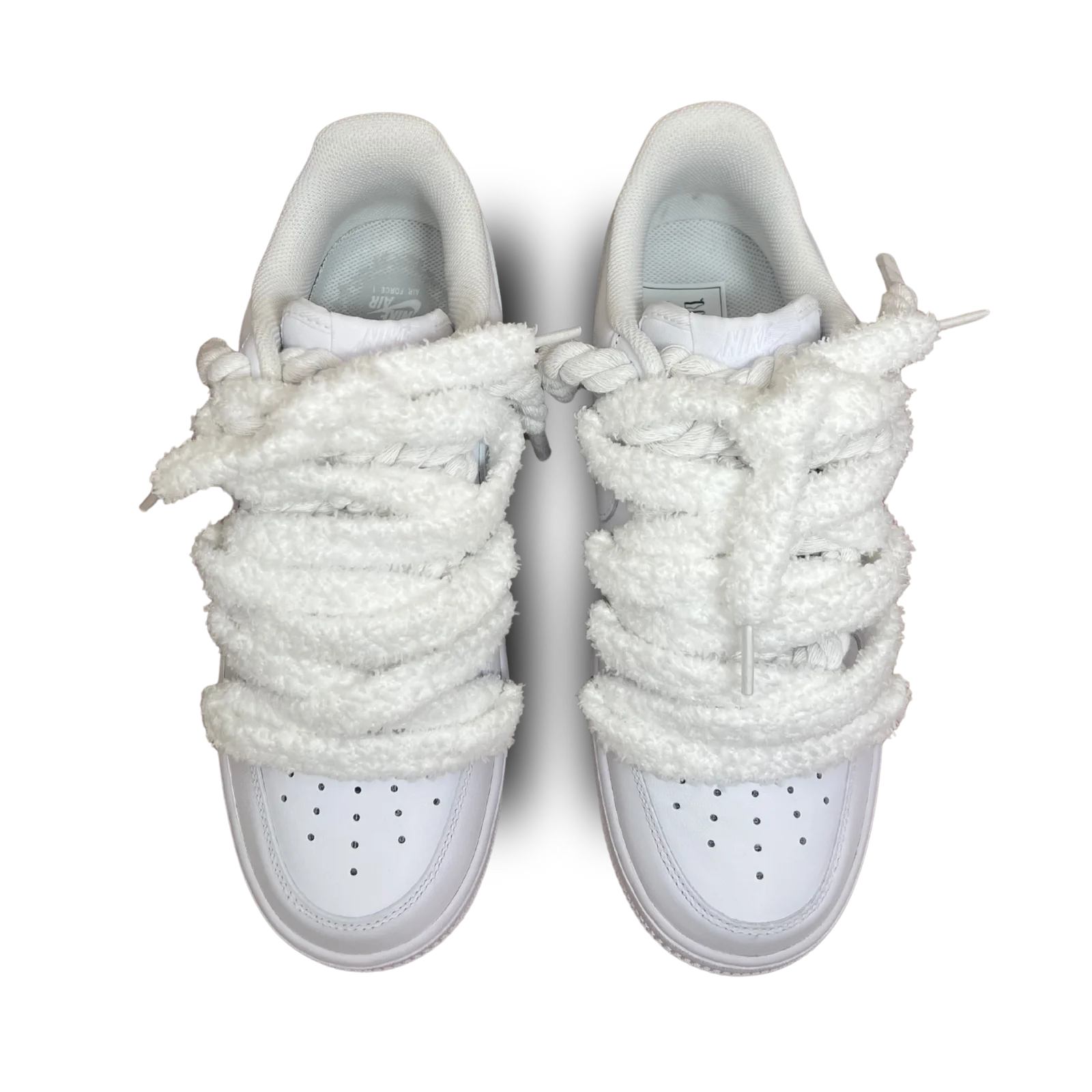 Nike Air Force 1 White Chimney Cake Coconut Felülnézet