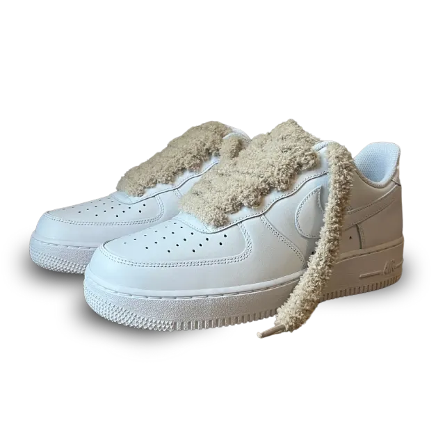 Nike Air Force 1 Fluffy Lace Coral Csanadsoles