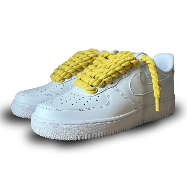 Nike Air Force 1 Rope Lace Yellow Csanadsoles