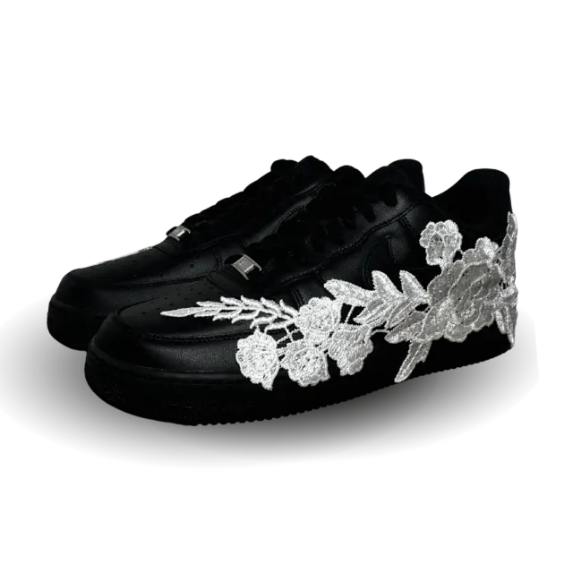 Nike Air Force 1 '07 Black White Rose Csanadsoles