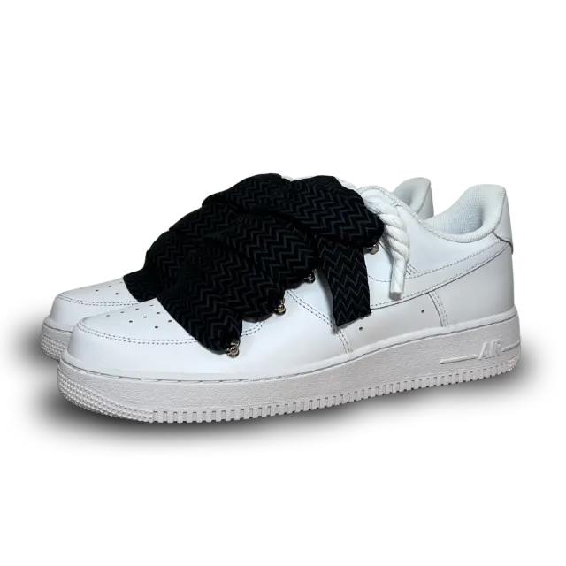 Nike Air Force 1 Lanvin Rope Lace Black Csanadsoles