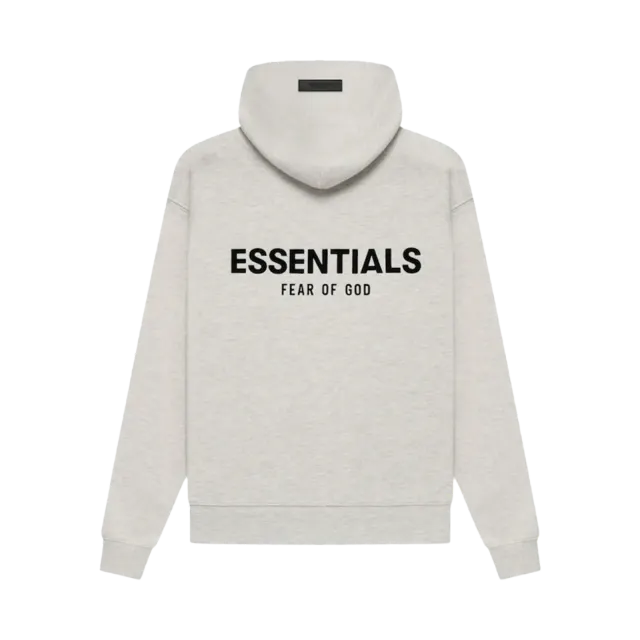 Fear of God Essentials Hoodie (SS22) Light Oatmeal Back
