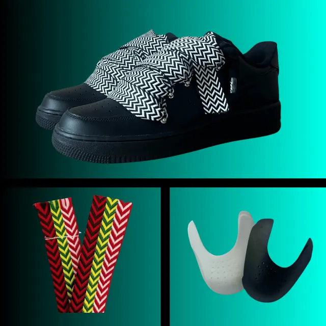 Black Lanvin Rope Lace Air Force Bundle Csanadsoles