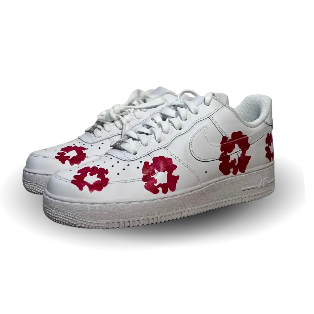 Nike Air Force 1 Low Denim Tears Custom Pink Csanadsoles