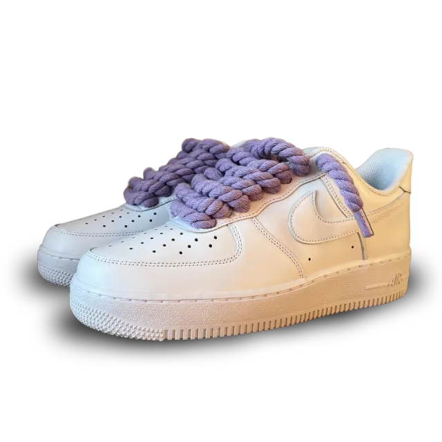 Nike Air Force 1 Rope Lace Light Purple Csanadsoles