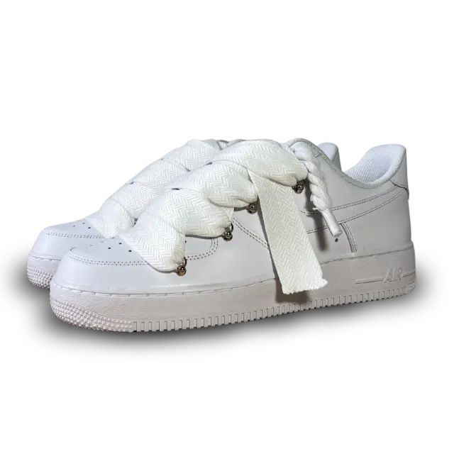 Nike Air Force 1 Lanvin Rope Lace Pure White Csanadsoles