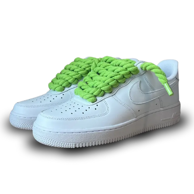 Nike Air Force 1 Rope Lace Neon Csanadsoles