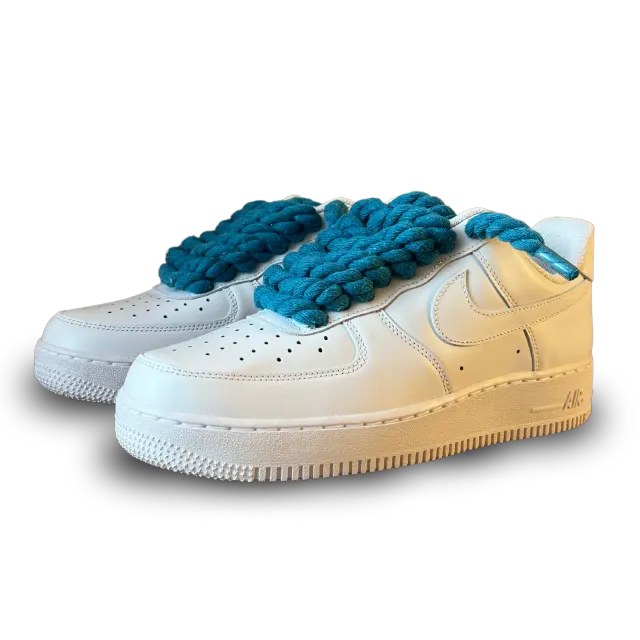 Nike Air Force 1 Rope Lace Blue Csanadsoles