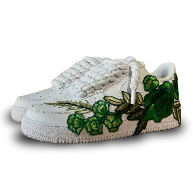 Nike Air Force 1 Rope Lace Green Rose Csanadsoles