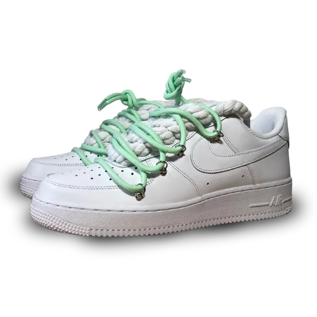 Nike Air Force 1 Laced Up Rope Lace Green Csanadsoles