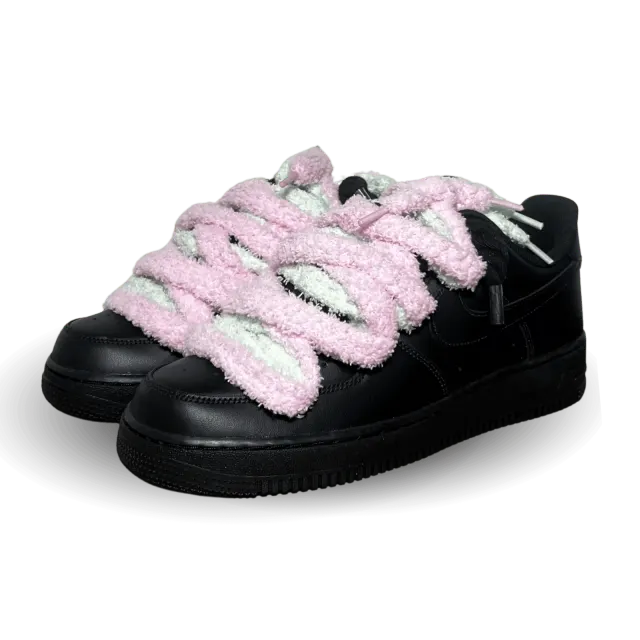 Nike Air Force 1 Black Cotton Candy