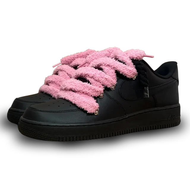 Nike Air Force 1 Black Chimney Cake Pink Csanadsoles