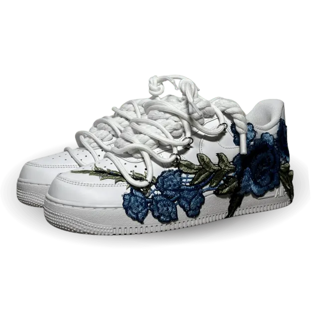 Nike Air Force 1 Rose Blue Laced Up Csanadsoles