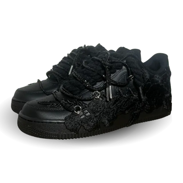 Nike Air Force 1 Black Rose Pure Black Diamond Csanadsoles