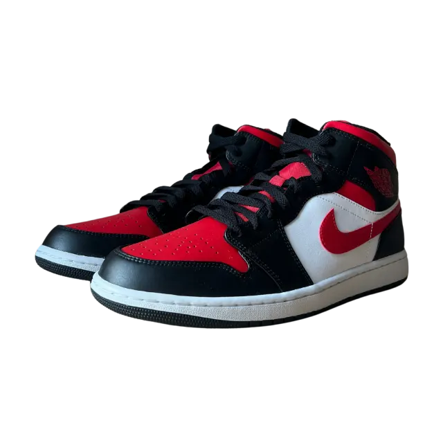 Jordan 1 Mid Black Red