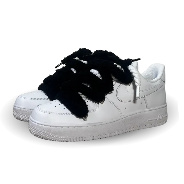 Nike Air Force 1 White Chimney Cake Black Csanadsoles