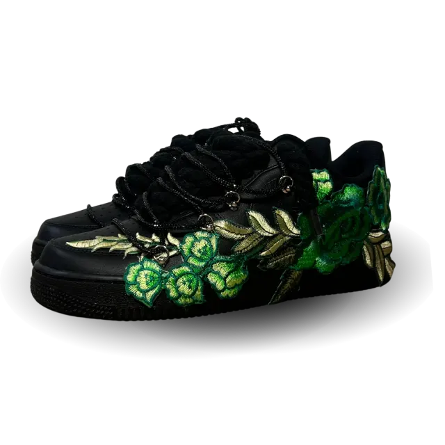 Nike Air Force 1 Black Rose Green Diamond Csanadsoles