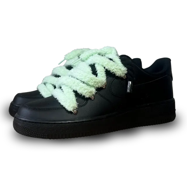 Nike Air Force 1 Black Chimney Cake Sweet Mint Csanadsoles